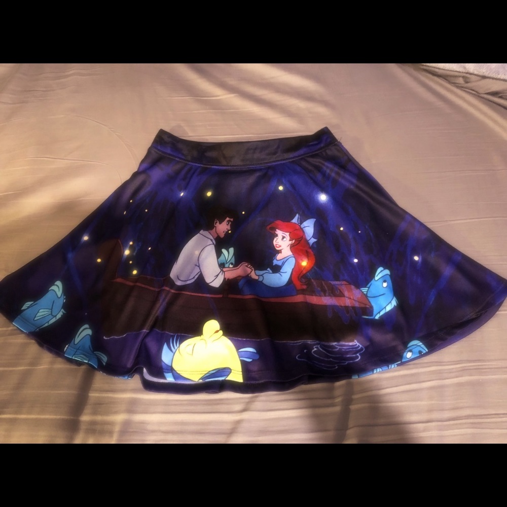 Hot Topic Disney Little Mermaid Skater Skirt